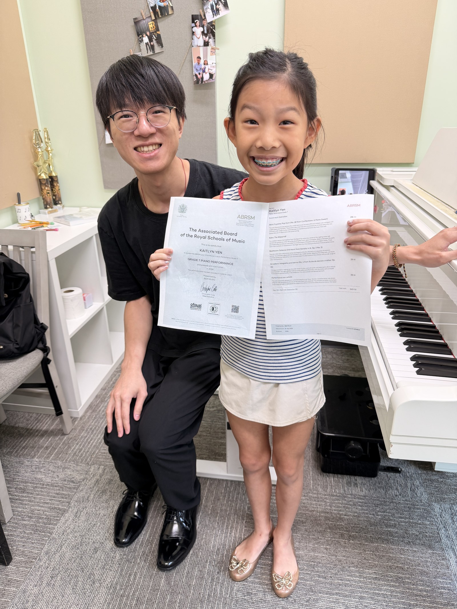 Cover for Kaitlyn Yen (age 9)  ABRSM lv.7 distinction
